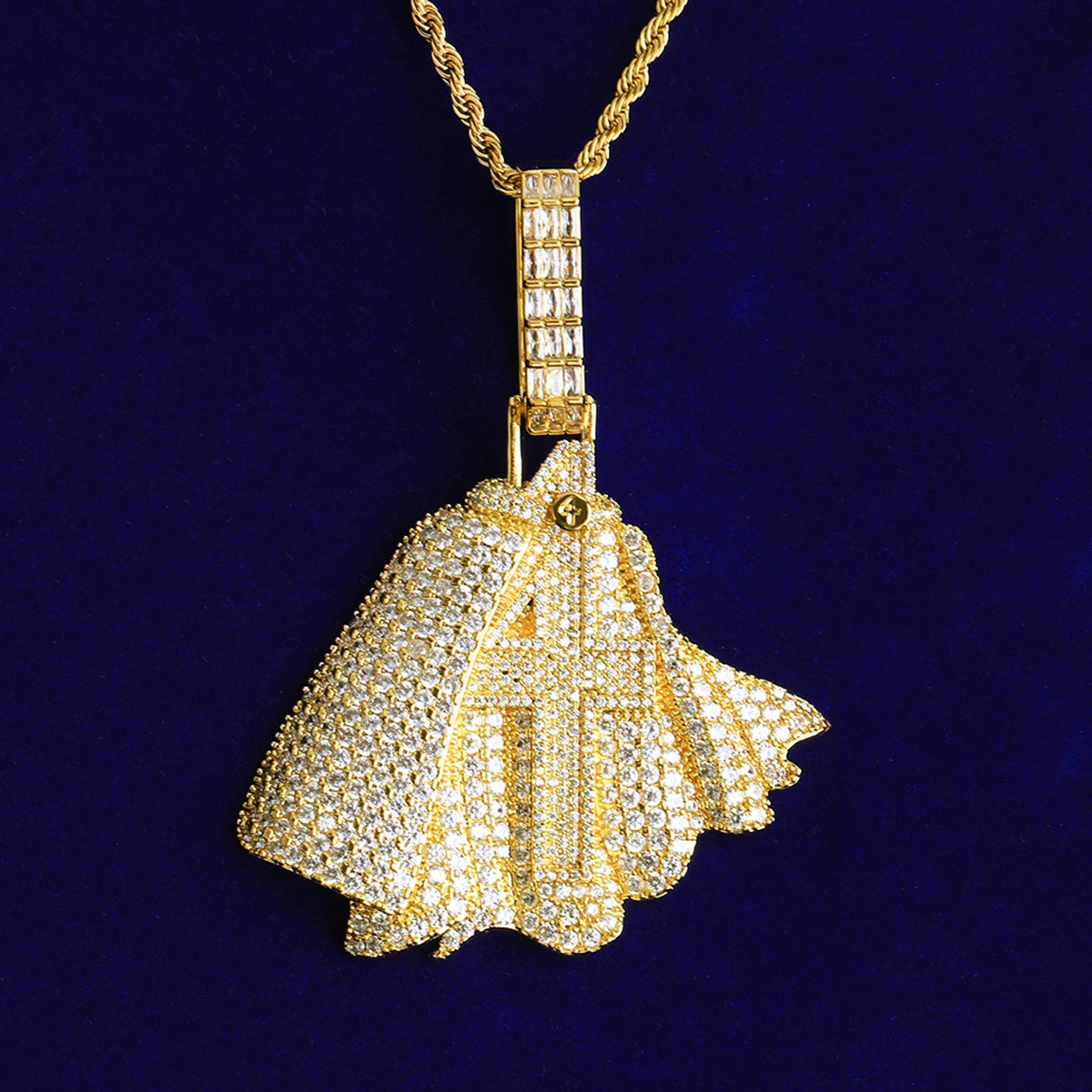 Four Horseman | VVS Diamond CZ Apocalypse Cloaked #4 Iced Blinged Out Chain Necklace