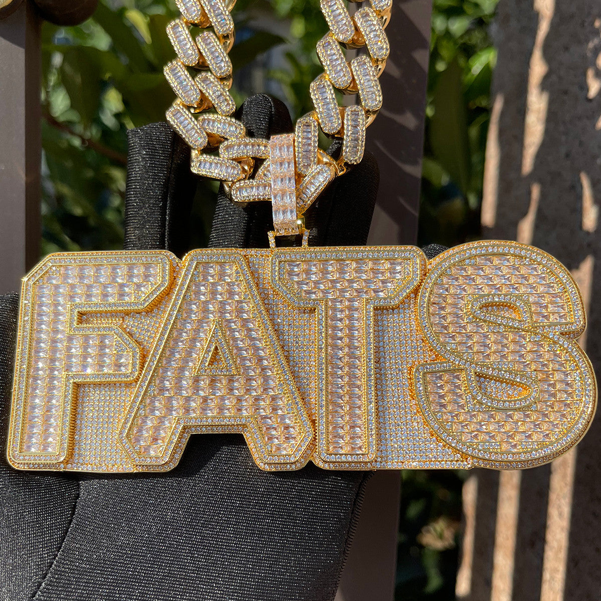 HeavySet | Iced Custom Made Baguette Initial Letter Blinged Out Hip Hop Pendants