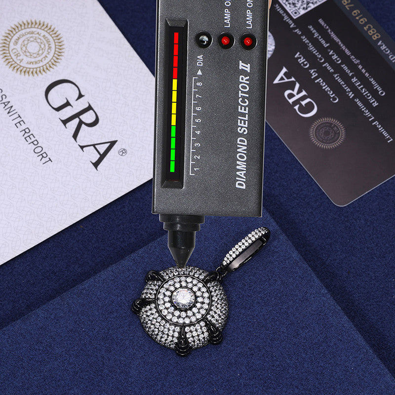 VVS Dragon Claw | Iced Blinged Out Moissanite Diamond Devil's Eye Hip Hop Pendant