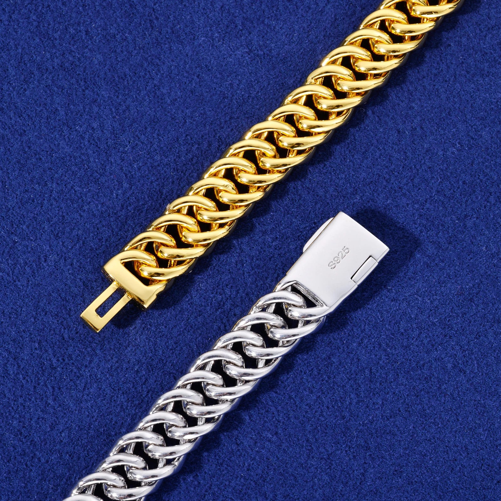 Starlight | VVS Moissanite Diamond Miami Cuban Link 925 Hip Hop Chain Bracelet Necklace