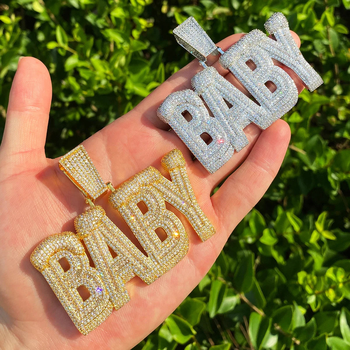 Baby Snow Cap | 5AA+ VVS Diamond CZ Iced Blinged Out Hip Hop Pendant