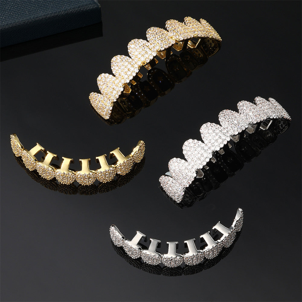 Mouth Spark | Heavy Iced VVS Diamond CZ Blinged Out Hip Hop Grillz