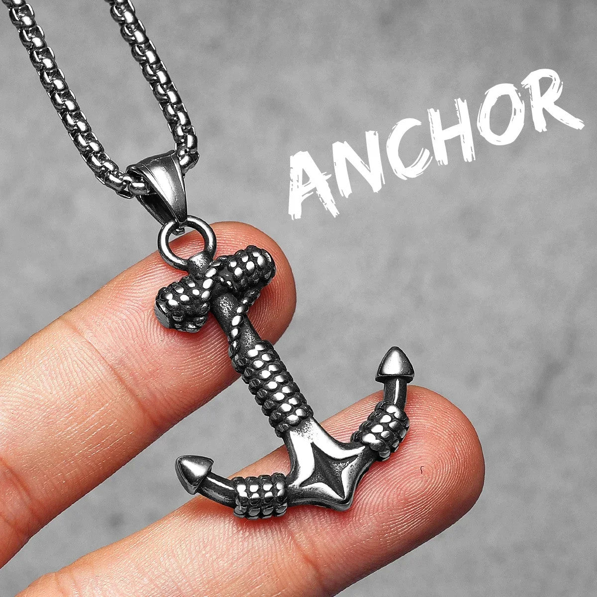 Pirate Collection | 316L No Fade Solid Stainless Steel Anchor Skull Street Wear Pendants