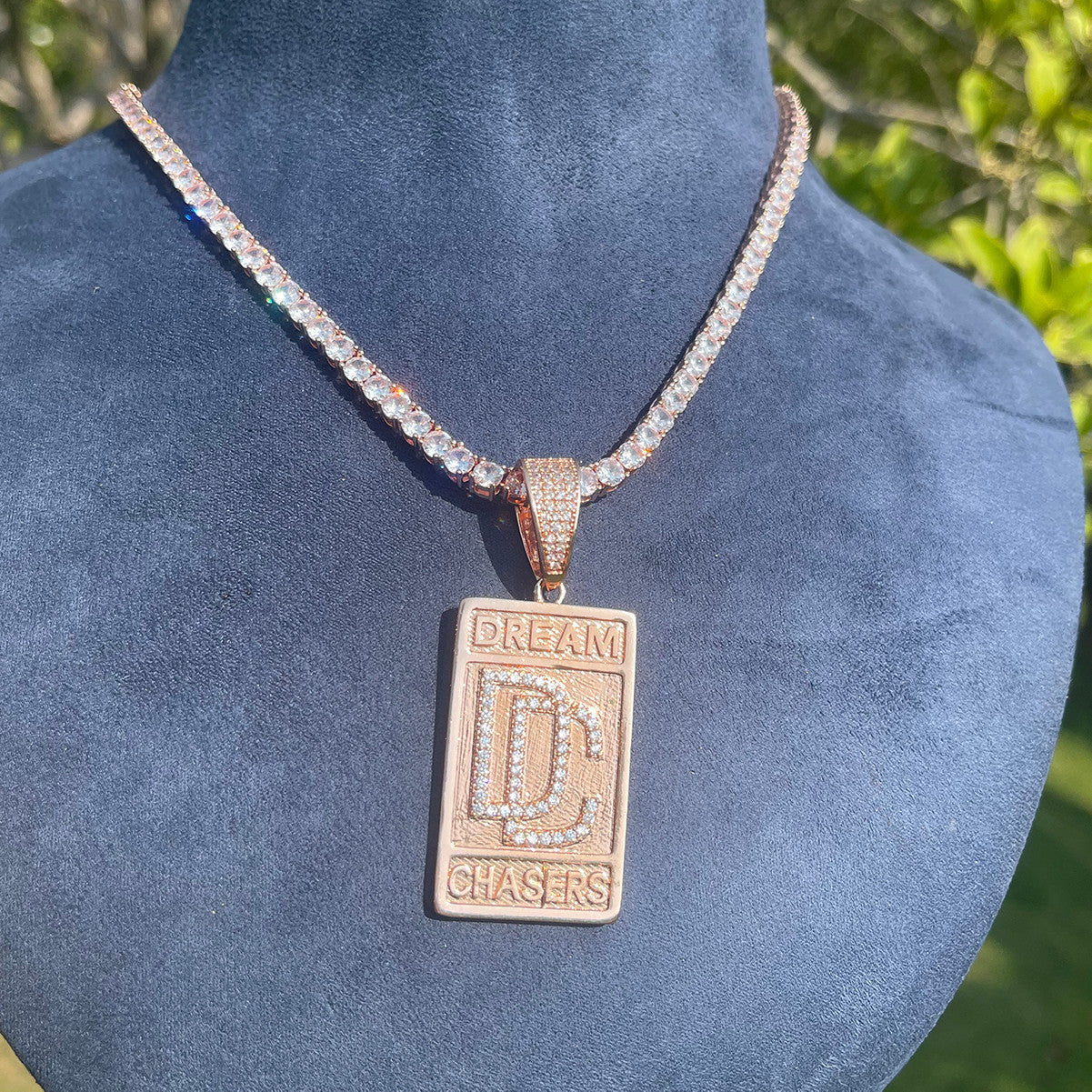 Dream Chasers II | Flooded Ice Hip Hop VVS Diamond CZ Pendant