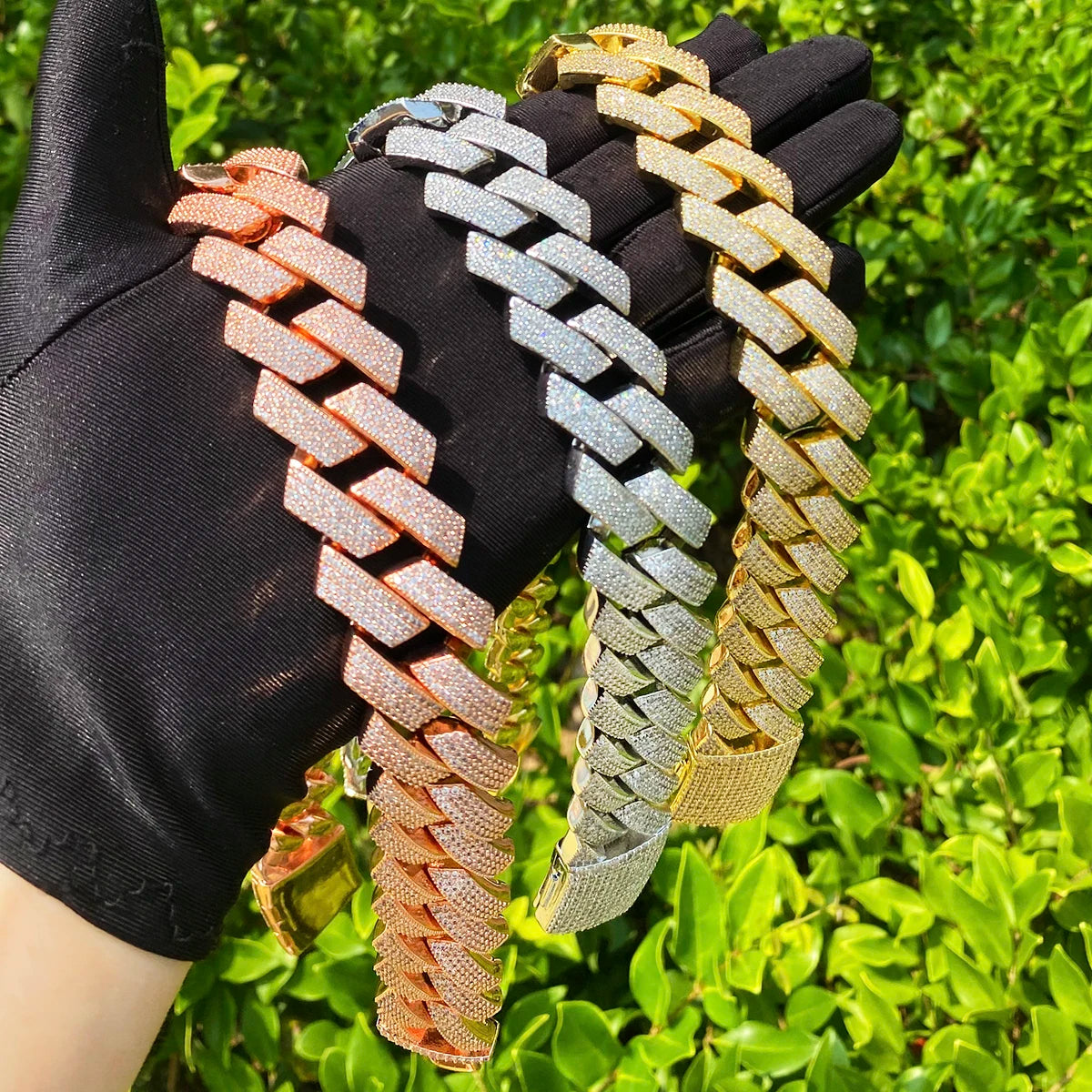 The Four Row | 20mm VVS Diamond CZ 5AA+ 4 Row Miami Cuban Link Chain Necklace