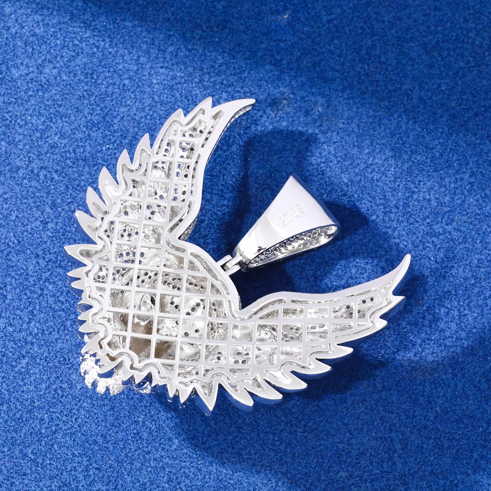 Show Your Stripes | Moissanite Diamond Iced Blinged Out Tiger Winged Hip Hop Pendant