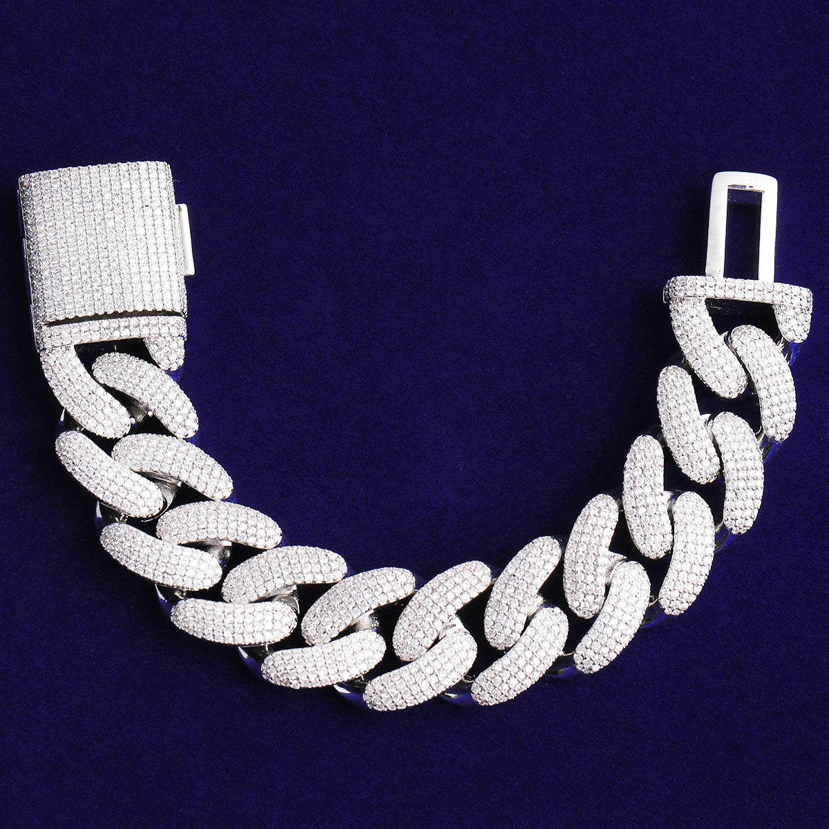 Miami Boss | VVS Diamond CZ Iced Blinged Out Miami Cuban Link Hip Hop Bracelets