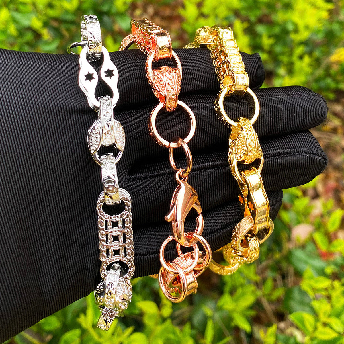 The Retro | Designer Star Link Unique Style Hip Hop Street Wear Bracelet