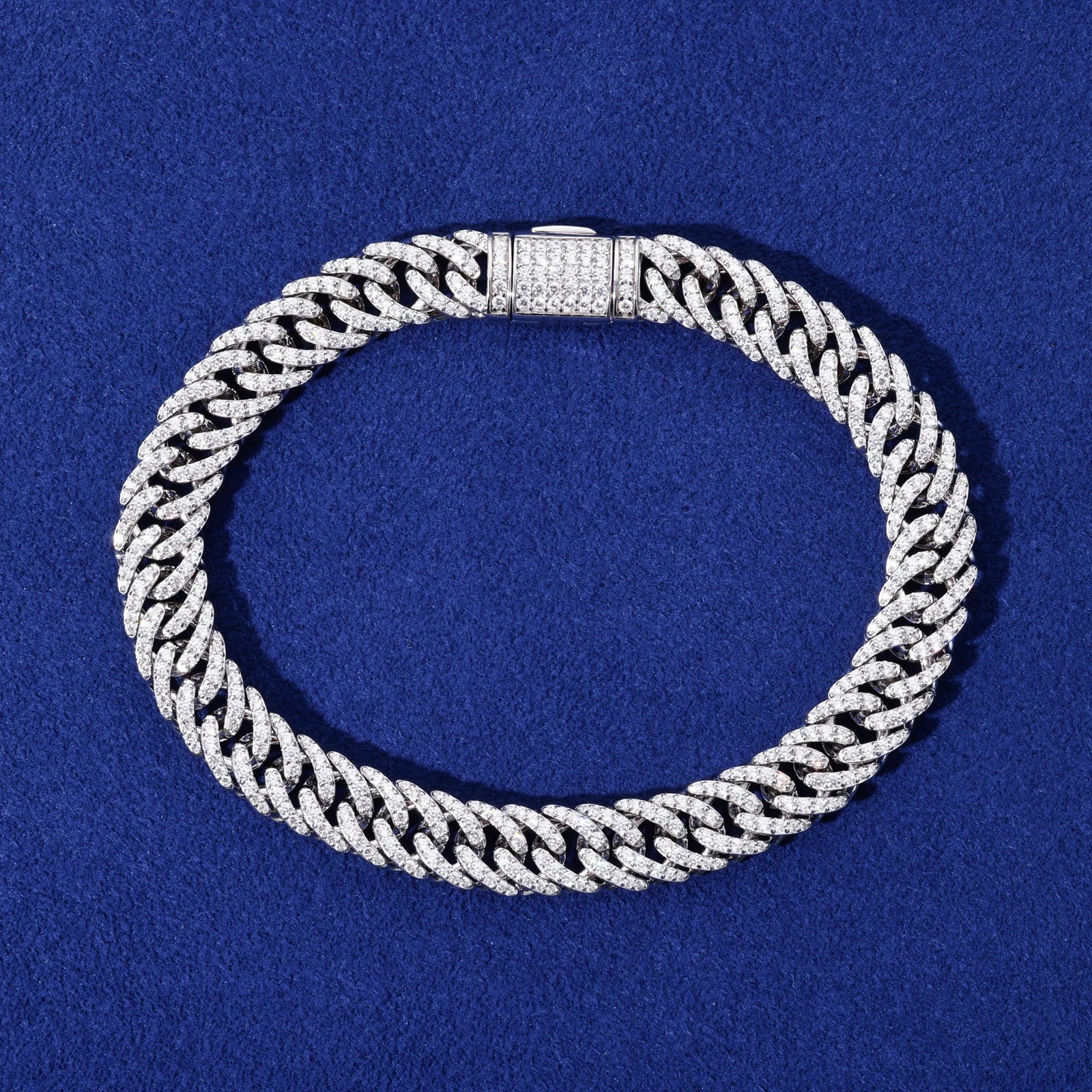 Starlight | VVS Moissanite Diamond Miami Cuban Link 925 Hip Hop Chain Bracelet Necklace