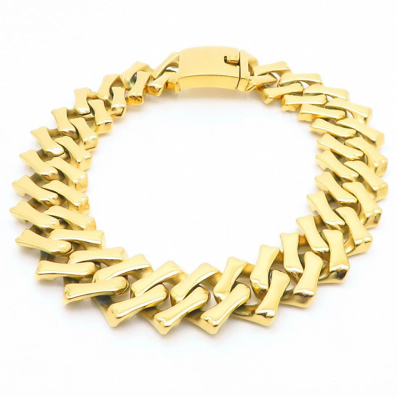 Imperial Steel | No Fade Stainless Steel Street Wear Cuban Link Choker Chain