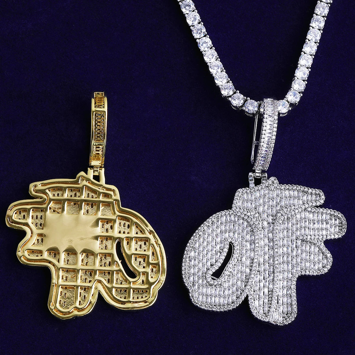 OTF | VVS 5AA+ Diamond CZ Only The Family Hip Hop Pendant Chain