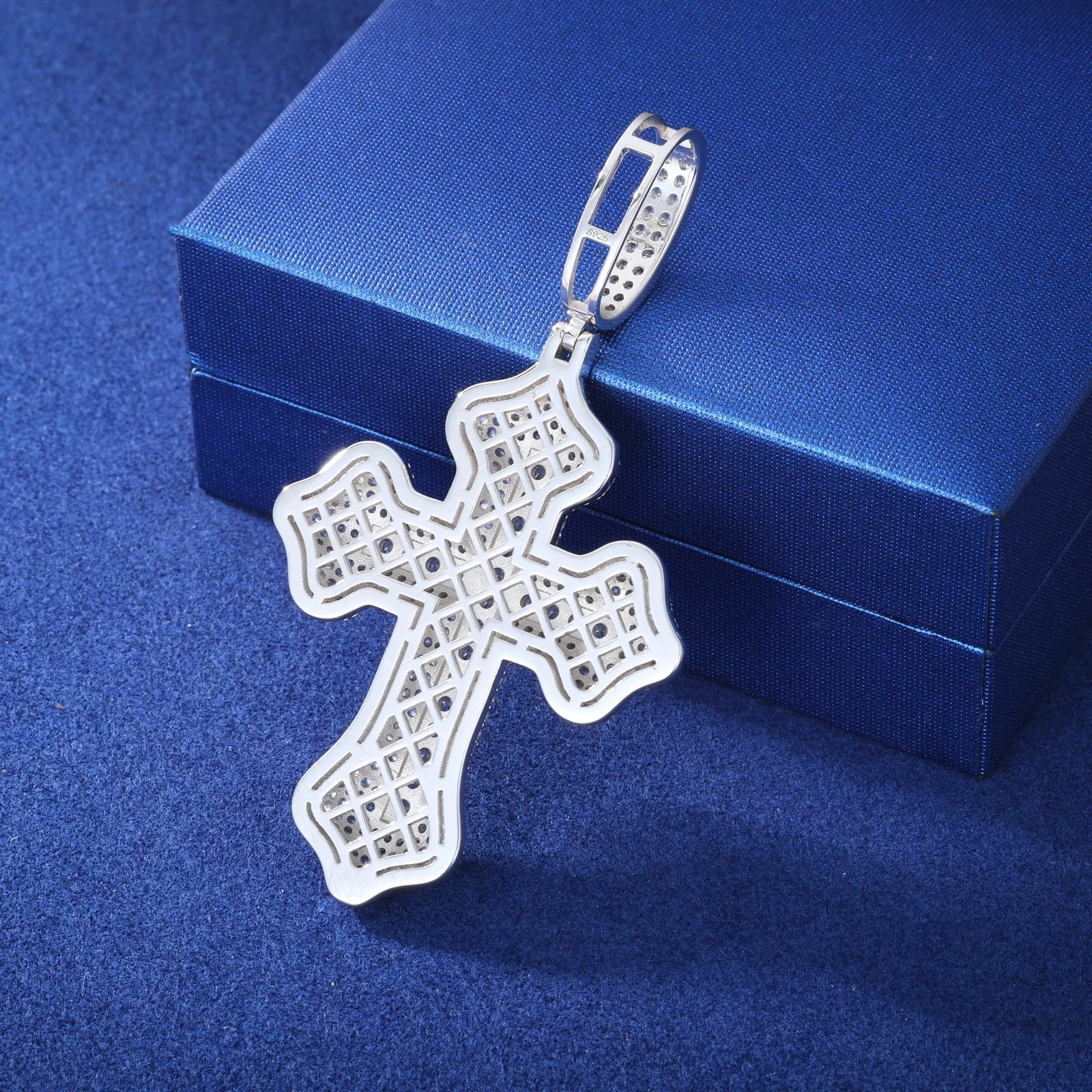 Spirit Within | Luxury Moissanite Diamond Solid 925 Silver Hip Hop  Cross Pendant