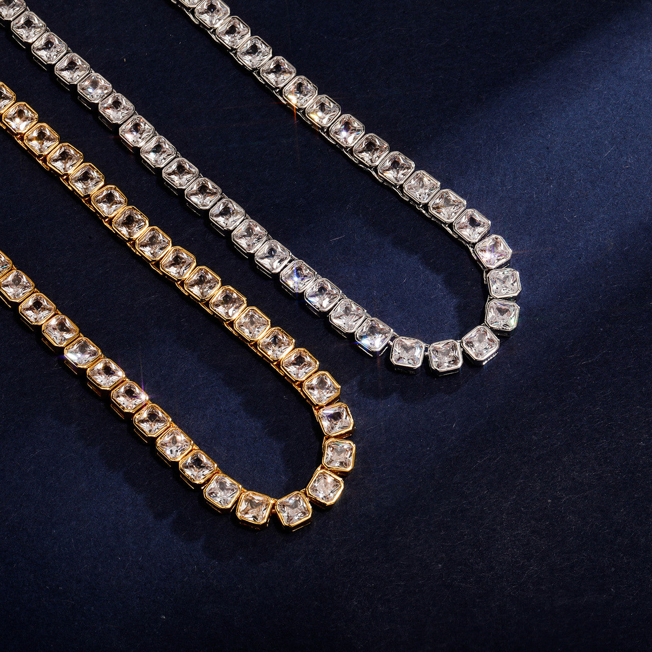 Iced Windows | VVS Diamond CZ Newest 4mm/5mm Square Hop Hop Tennis Chain
