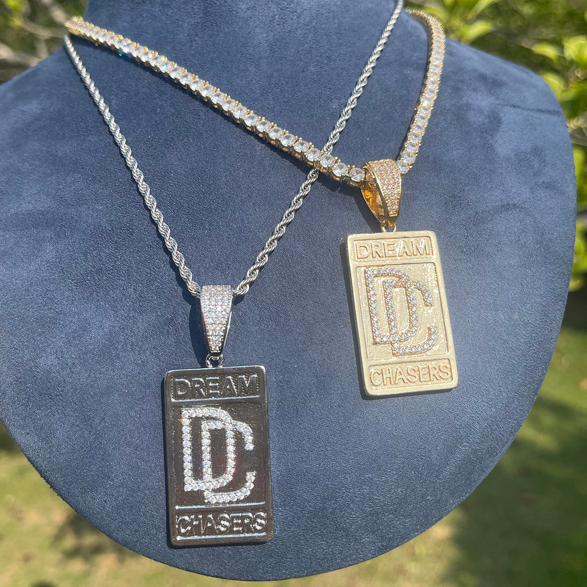 Dream Chasers II | Flooded Ice Hip Hop VVS Diamond CZ Pendant