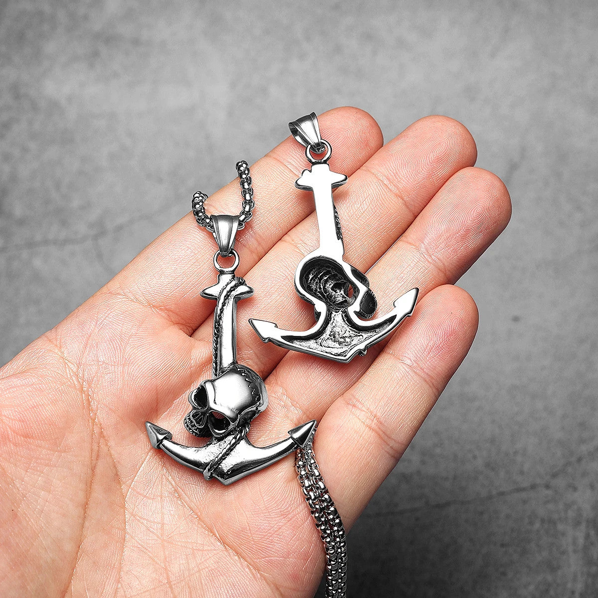 Mutiny Anchor | 316L No Fade Stainless Steel Nautical Street Wear Men's Pendant