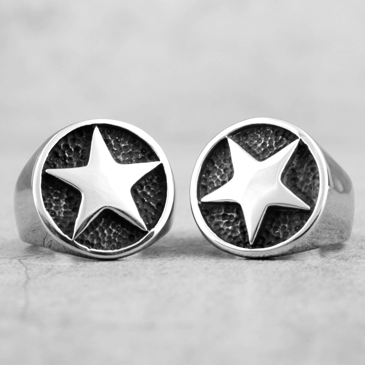 El Capitan | 316L No Fade Stainless Steel 5 Pointed Star Biker Street Wear Hip Hop