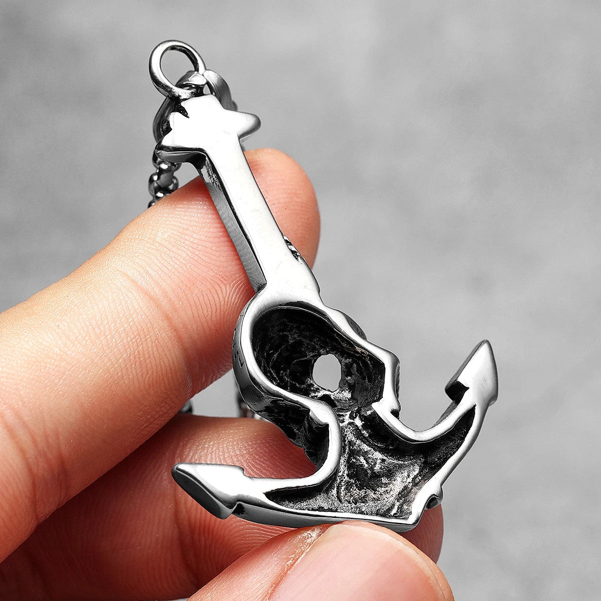 Mutiny Anchor | 316L No Fade Stainless Steel Nautical Street Wear Men's Pendant