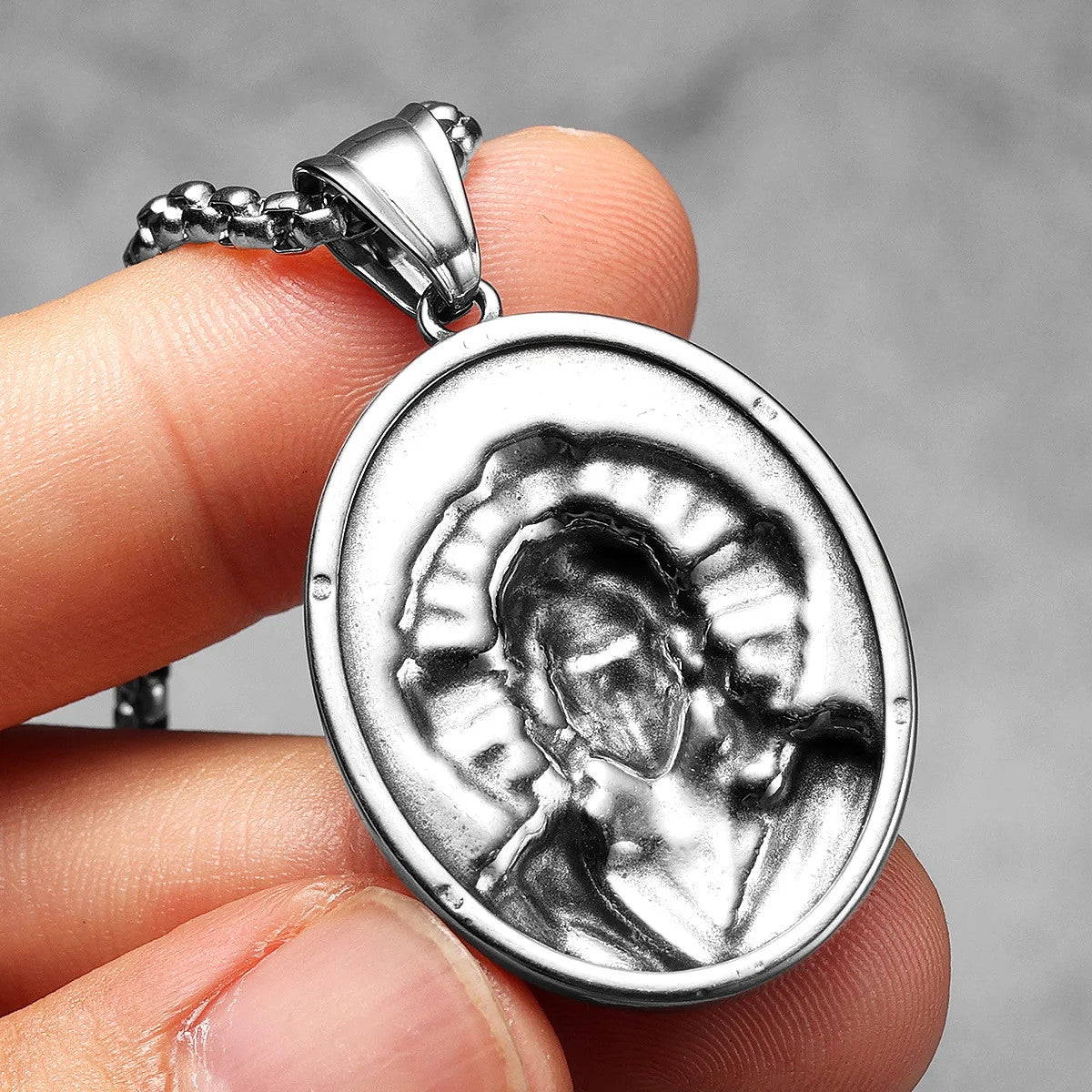 Cross Christian Collection |  Solid Stainless Steel Powerful Jesus Amulet Pendants