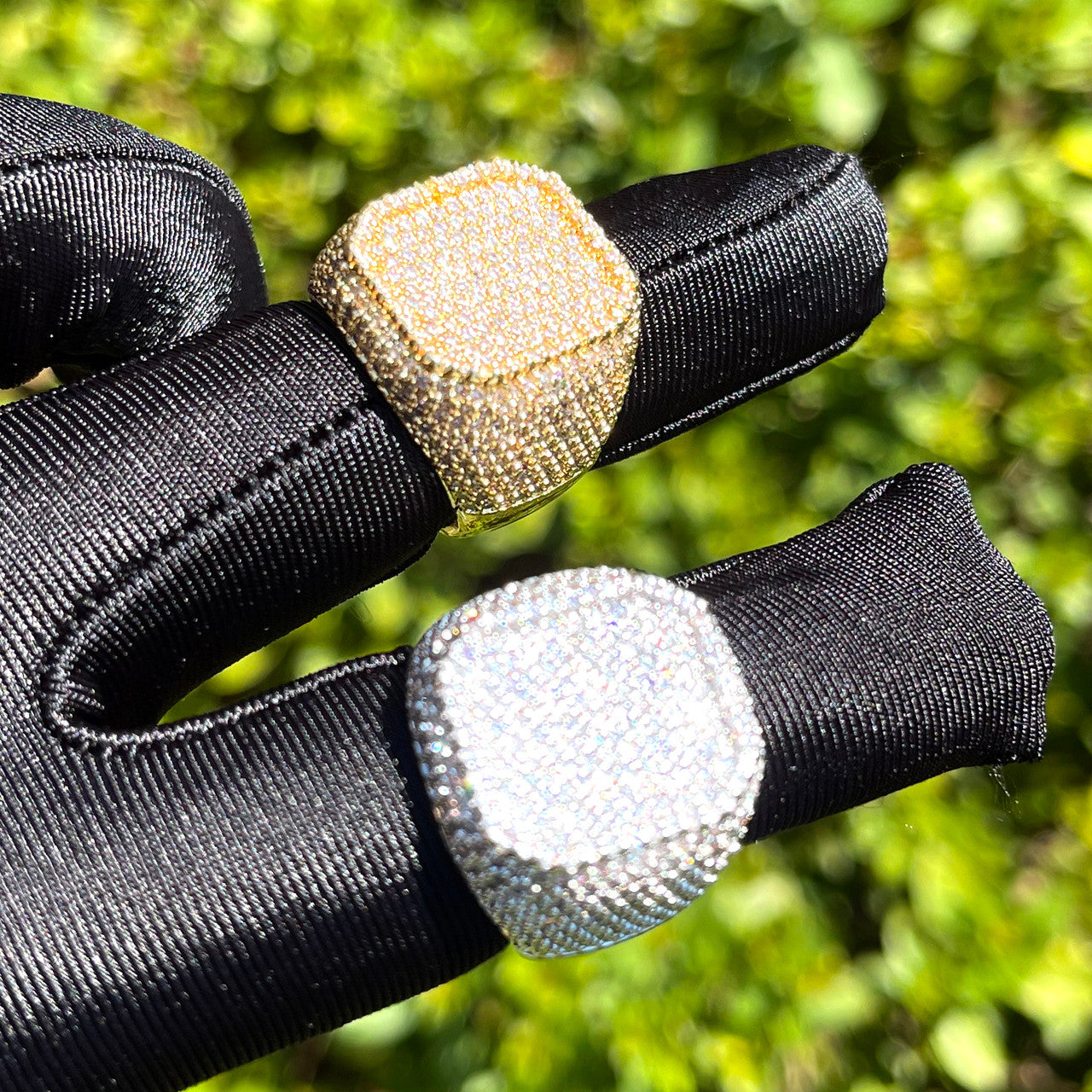 Deep Dish | VVS Diamond CZ  Hip Hop 4 Prong Set Iced Blinged Out Rings