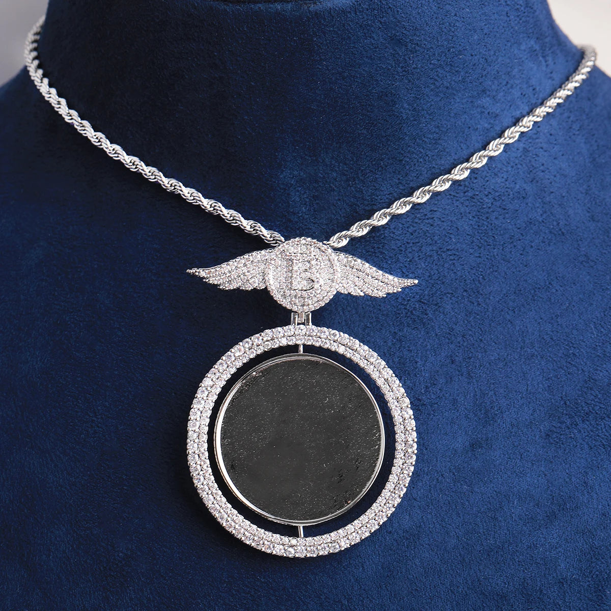 Big B&#39;s | VVS Diamond CZ Custom Made Photo Picture Iced Blinged Out Pendant