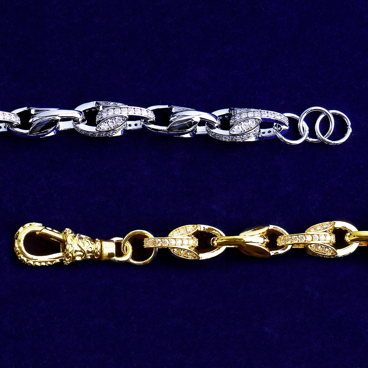 Iced Luxury | Tulip Bulb VVS Diamond CZ Designer Link Hip Hop Chain Necklace