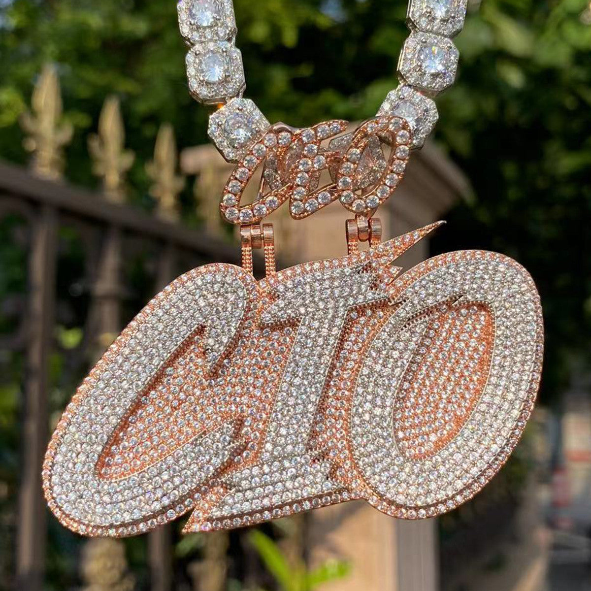 Boss Ballin | VVS Diamond CZ CEO Bail Custom Made Ice Blinged Out Pendant