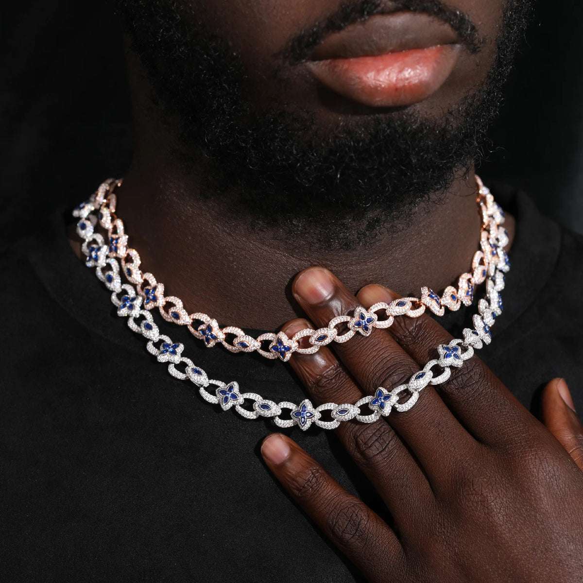 Star Child | Moissanite Diamond Luxury Iced 925 Sterling Silver Hip Hop Chain Necklace Bracelets