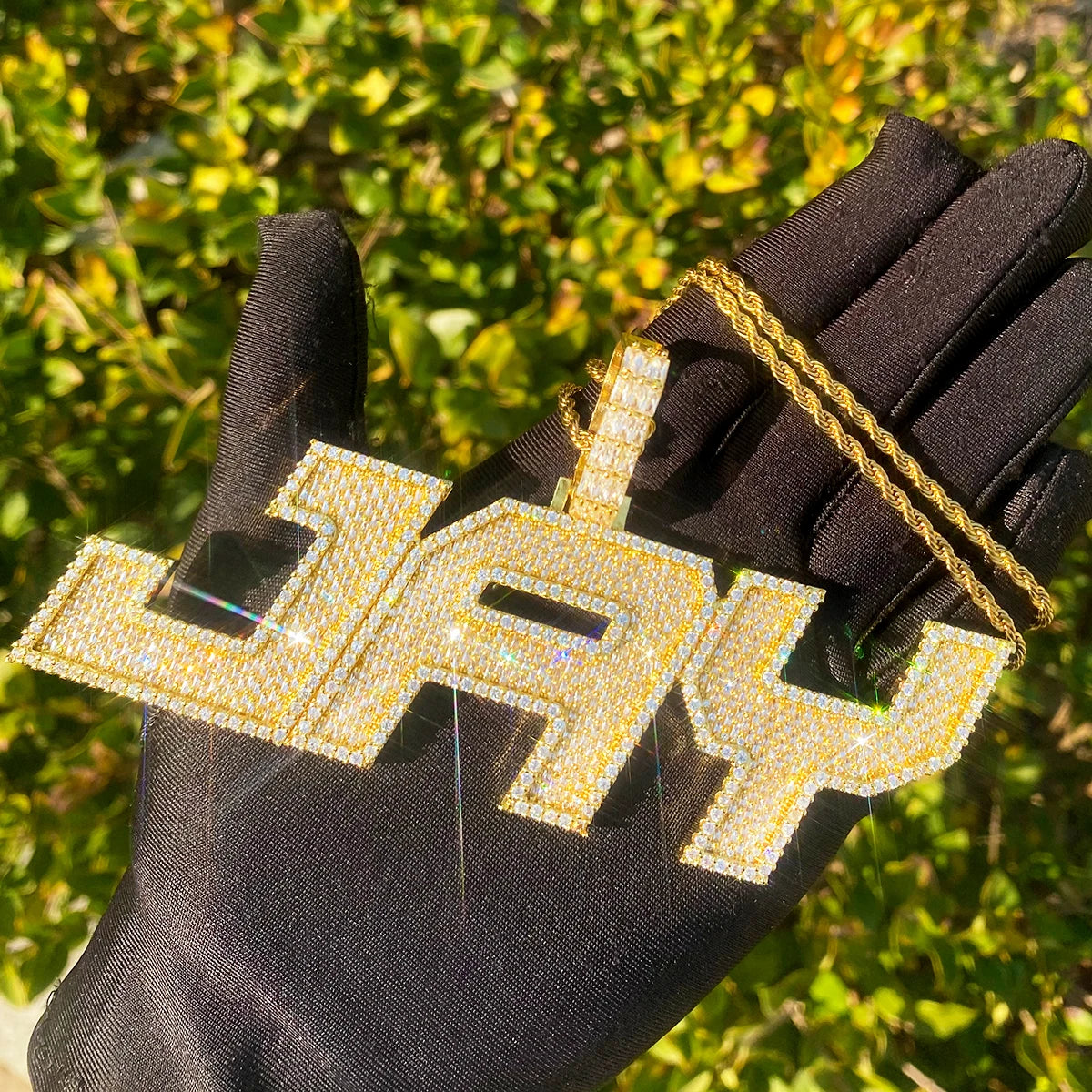 LaZer Cut | VVS Diamond CZ 5AA+ Luxury Custom Made Nameplate Hip Hop Pendant