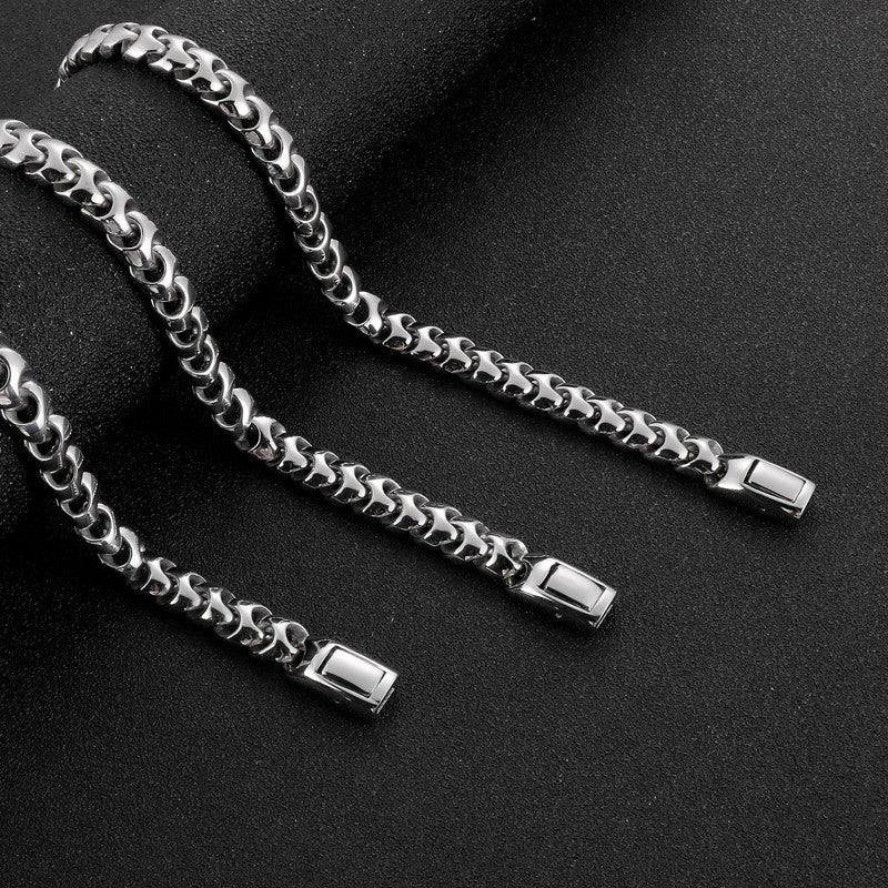 RoyalArgent | Men's Stainless Steel Royal Bone Cuban Link Chain