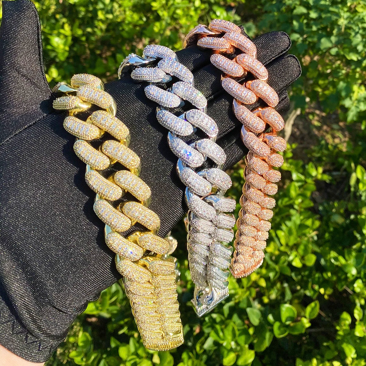 Big 32 | 32mm VVS Diamond CZ Thick Heavy Miami Baguette Iced Cuban Link Chain