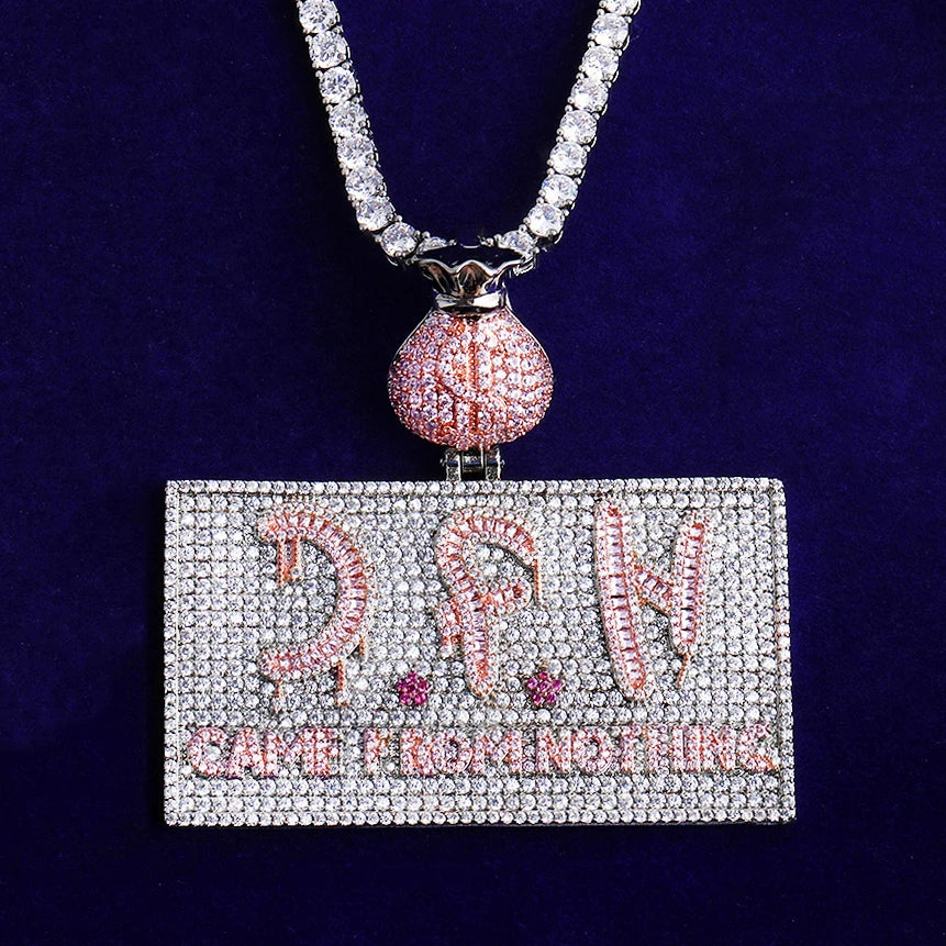 CFN | VVS Diamond CZ Came From Nothing Iced Blinged Out Hip Hop Pendant