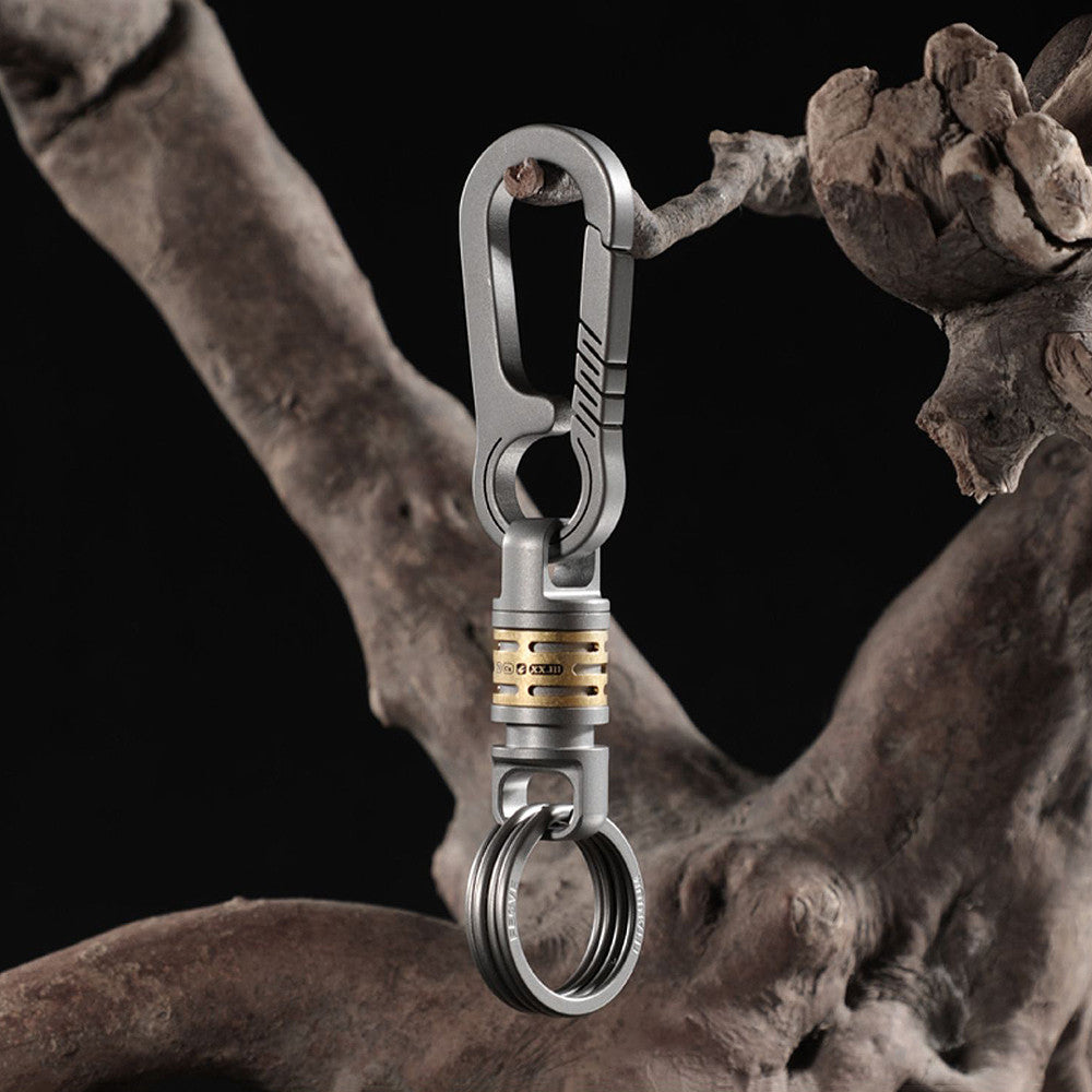 The Quickdraw | No Fade Titanium Luxury Car Key Ring Holder Key Chain