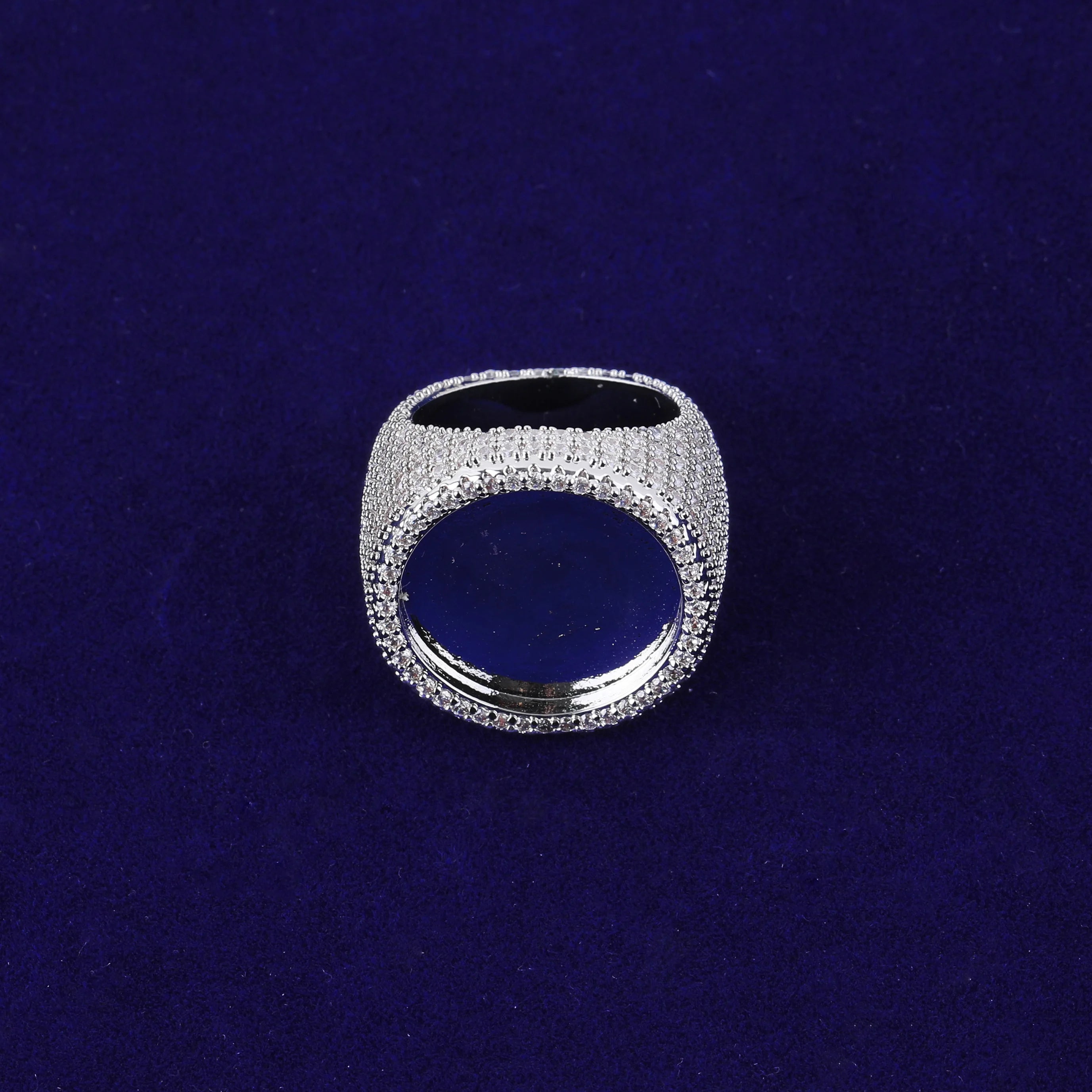 The Unforgettable | Prong Set VVS Diamond CZ Custom Made Photo Hip Hop Ring