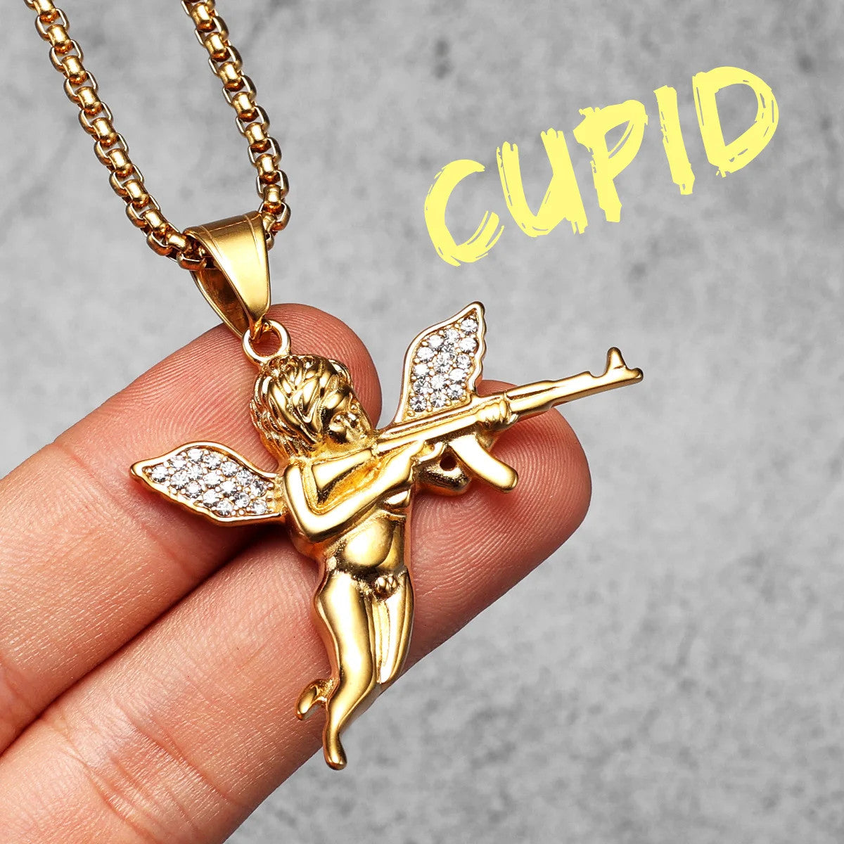 Angel Wing Collection | 316L No Fade Stainless Steel Prayer Angel Pendants