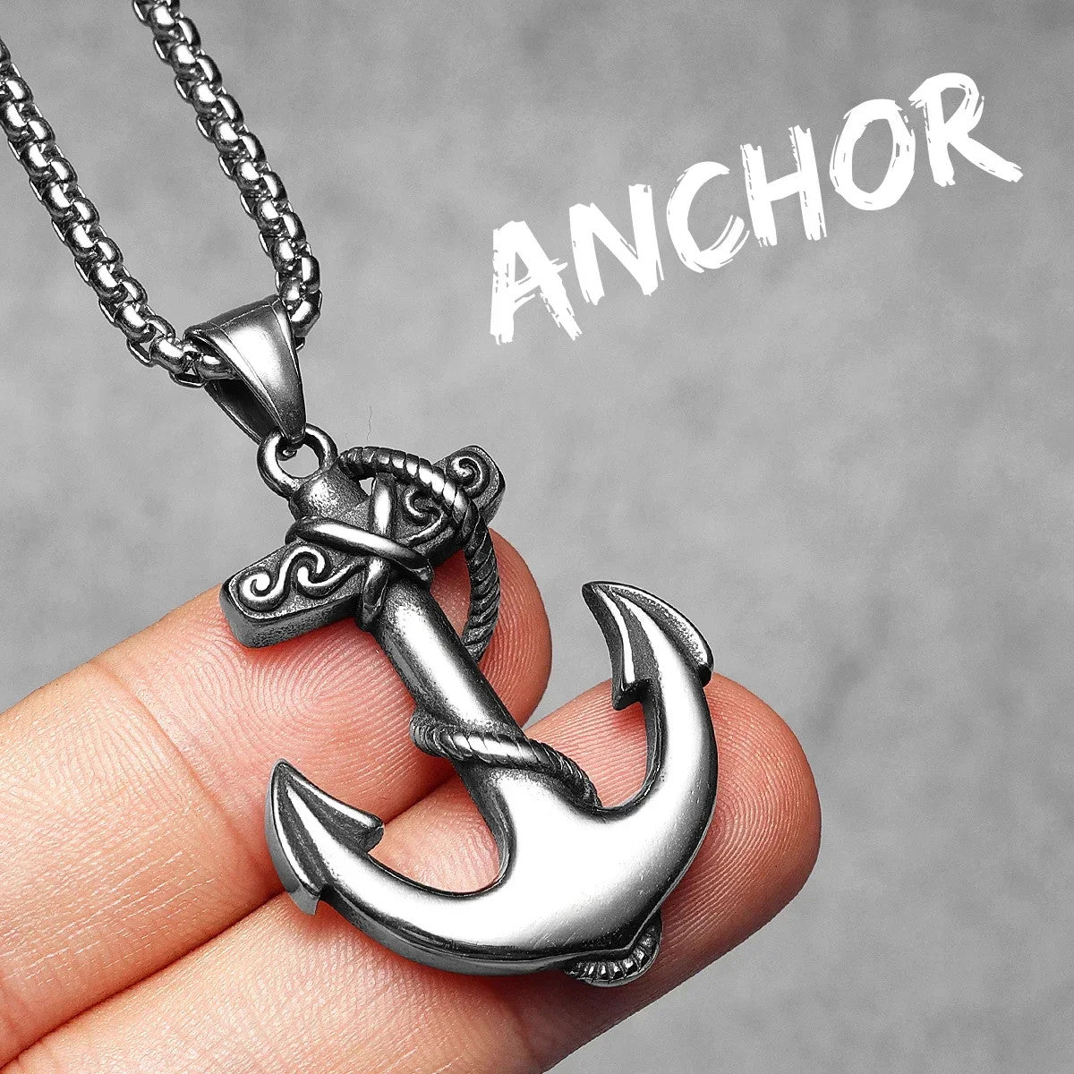 Pirate Collection | 316L No Fade Solid Stainless Steel Anchor Skull Street Wear Pendants