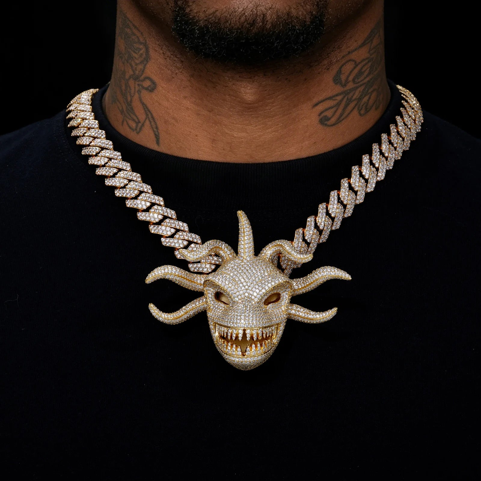 C-MONSTA | Moissanite Diamond Iced Blinged Out 925 Sterling Silver Hip Hop VVS Pendant