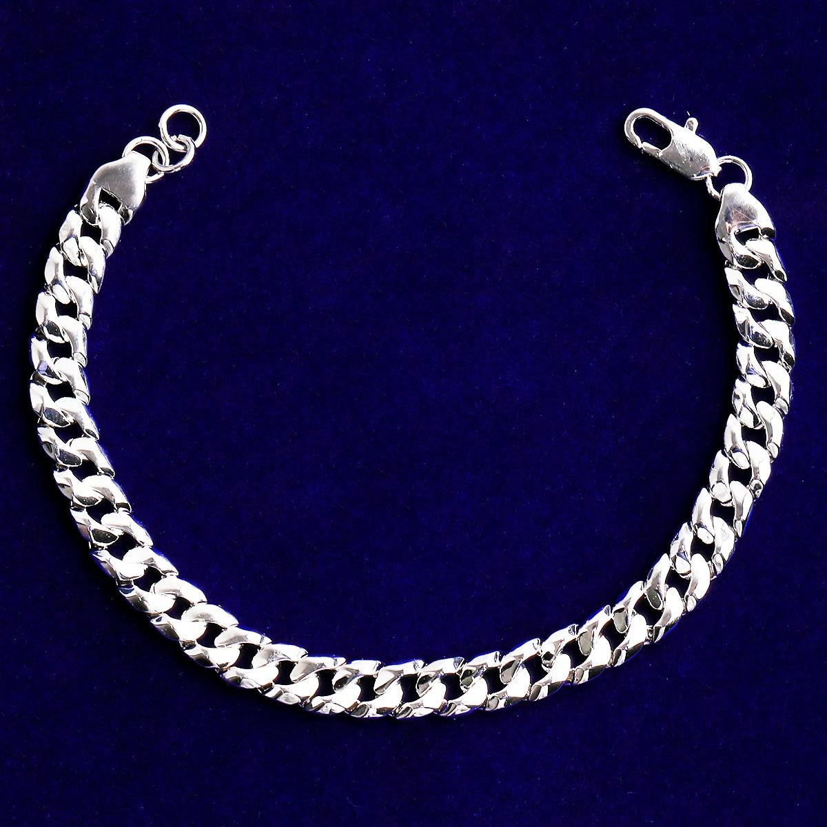 Classic Cut Miami Cuban Link Lobster Clasp Hip Hop Bracelet