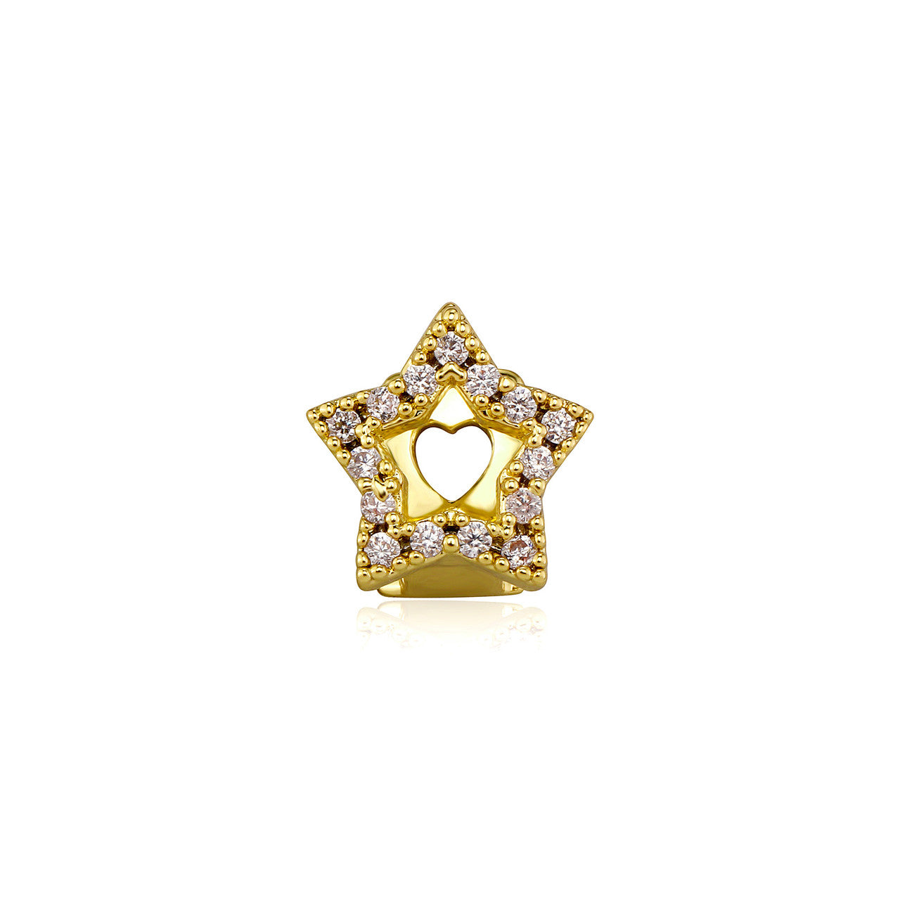 Star's Shine | VVS Diamond CZ Stone Iced Blinged Out Super Star Tooth Teeth Hip Hop Grillz