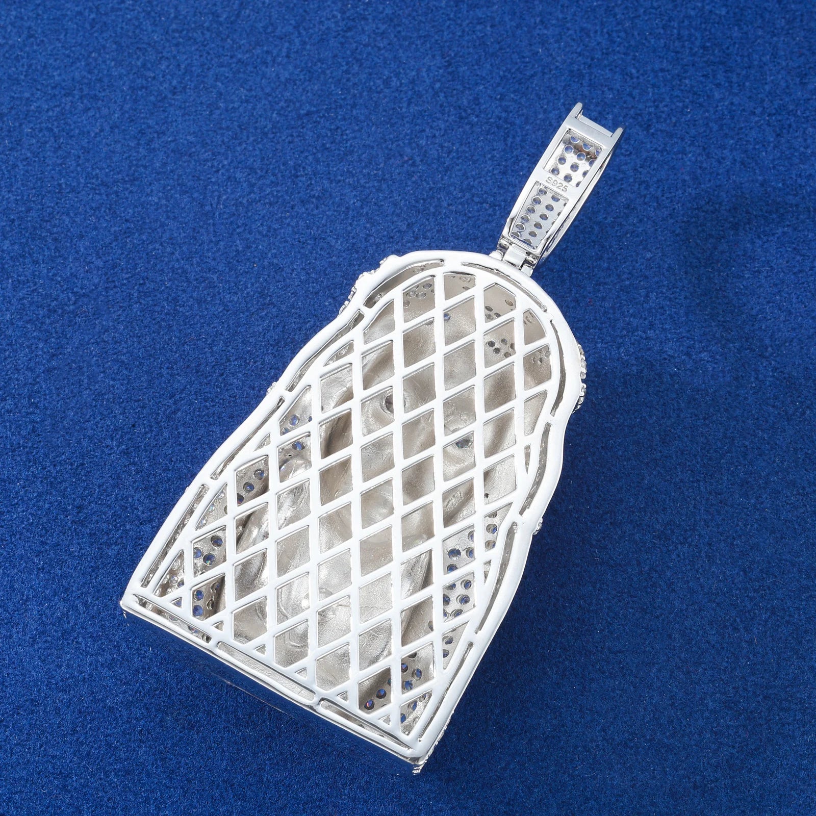 The Redeemer | Lifelike Moissanite Diamond Jesus Piece 925 Sterling Silver Iced Pendant