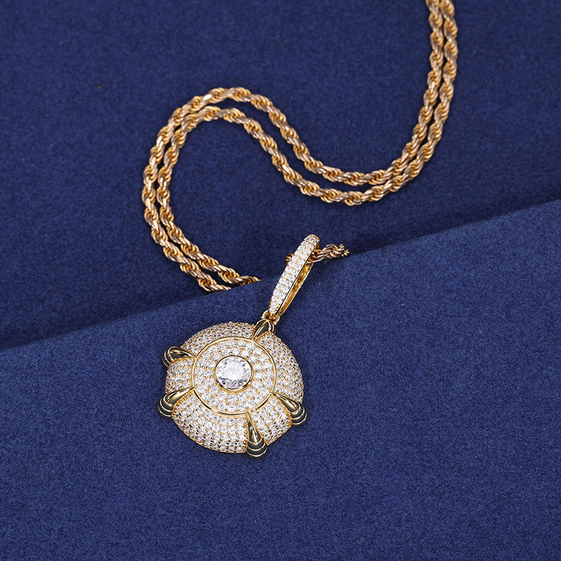 VVS Dragon Claw | Iced Blinged Out Moissanite Diamond Devil's Eye Hip Hop Pendant