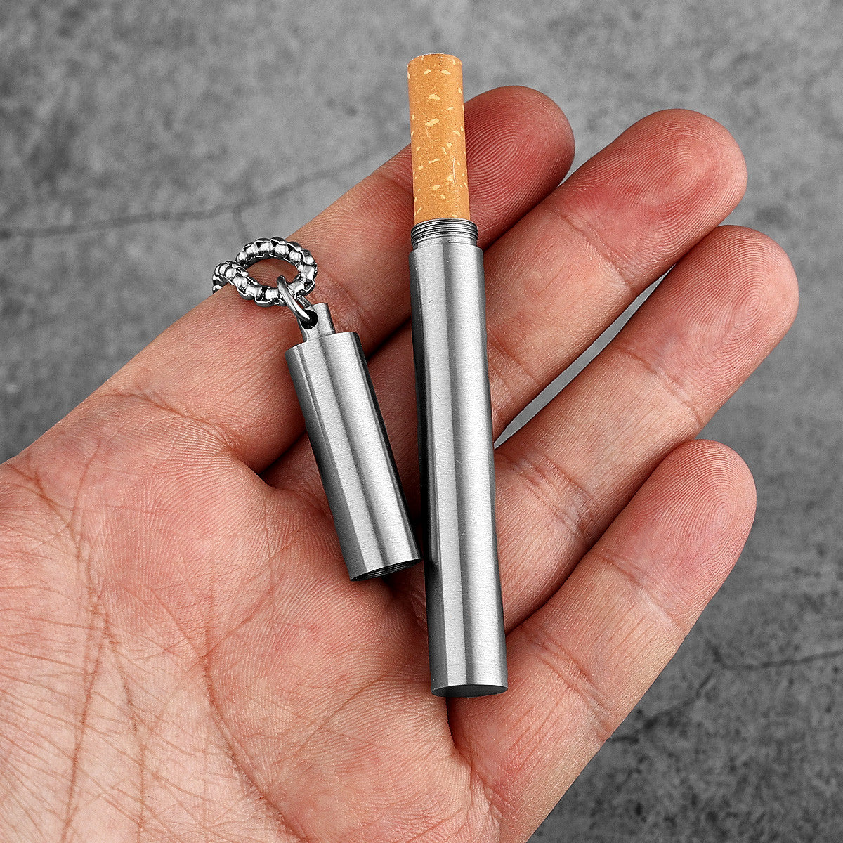 The Last Cigarette | 316L No Fade Stainless Steel Hip Hop Cigarette Case Pendant
