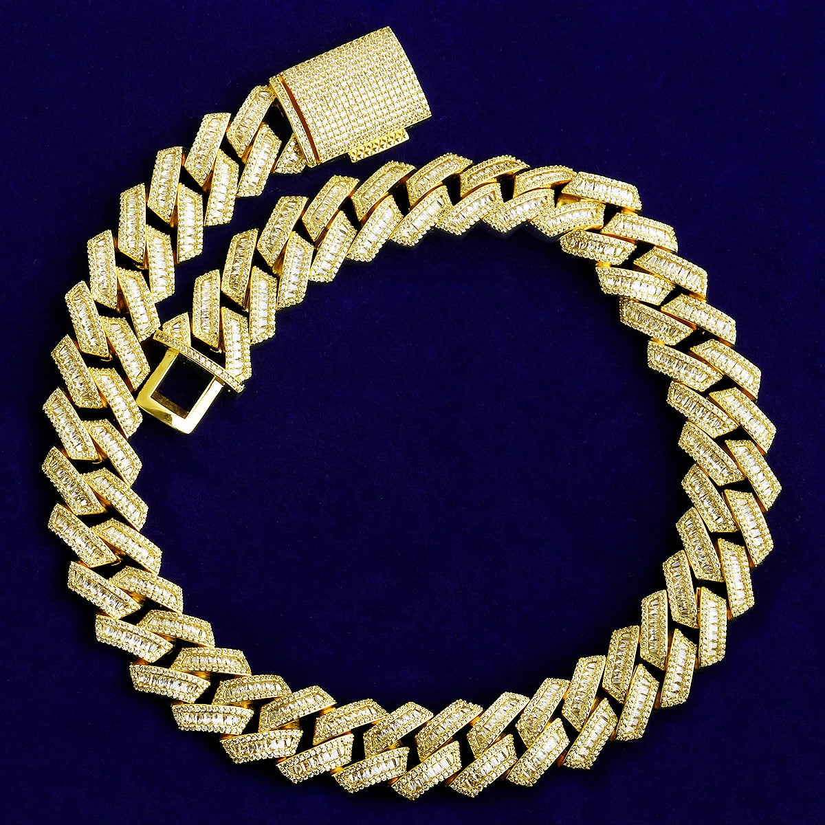 Micro Baguette | VVS Diamond CZ 5AA+ Miami Cuban Link Hip Hop Chain Necklace