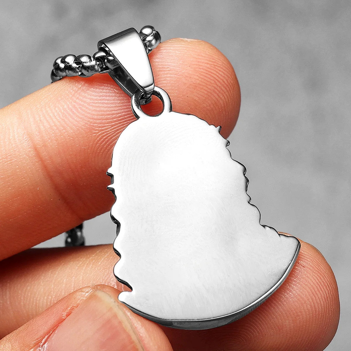 The Power Of Jesus | 316L Stainless Steel Powerful Prince Of Piece Amulet Pendant Chain