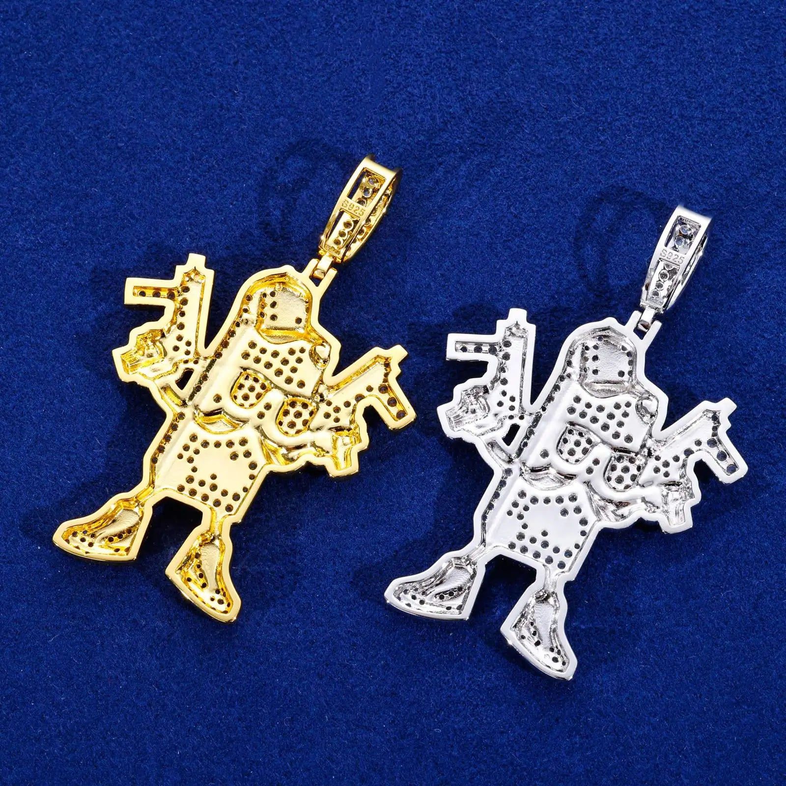 Protect The Paper | Iced Blinged Out Moissanite Diamond 925 Solid Hip Hop Pendant
