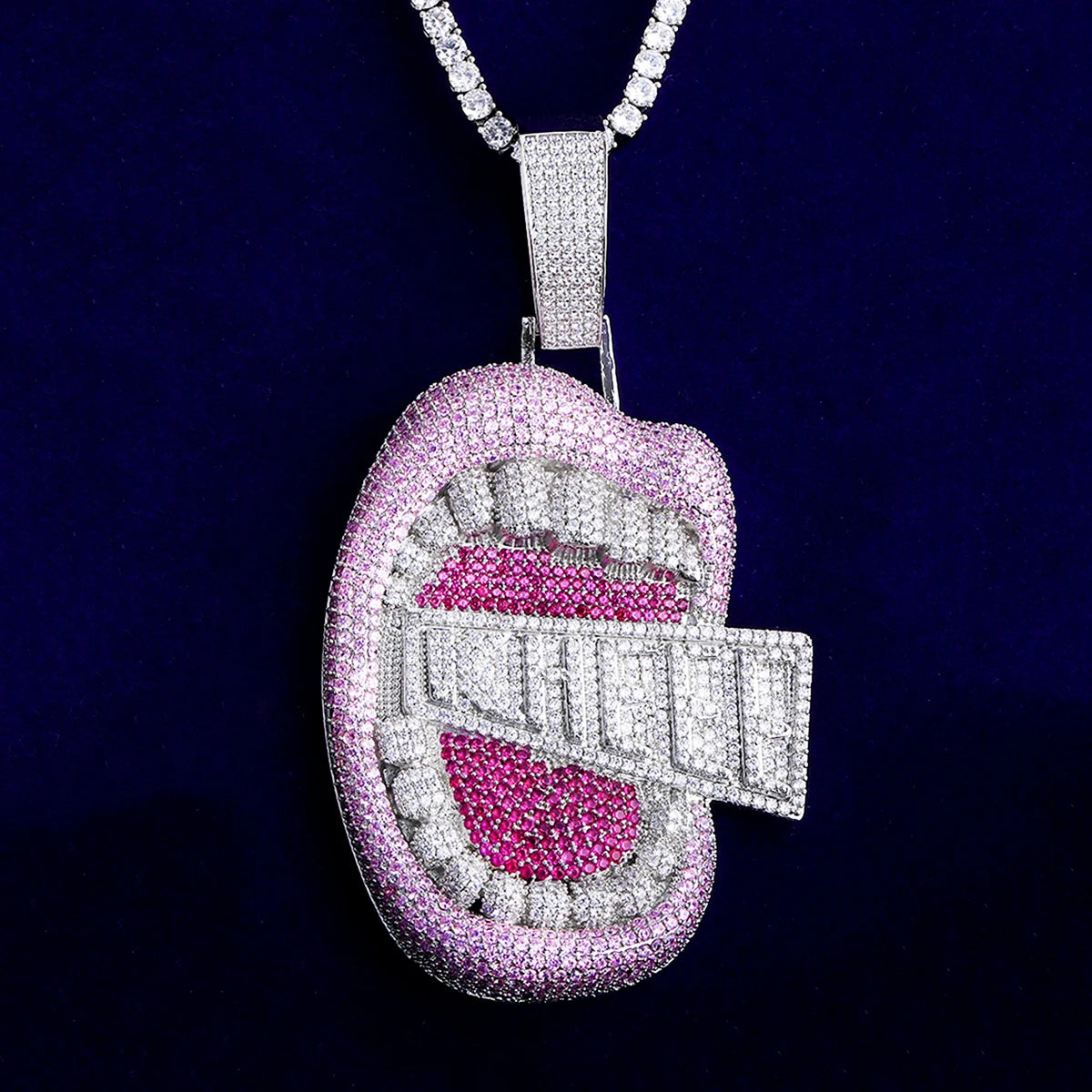 Loud Cap | VVS Diamond CZ KHEEE Meme Iced Blinged Out Hip Hop Chain Pendant