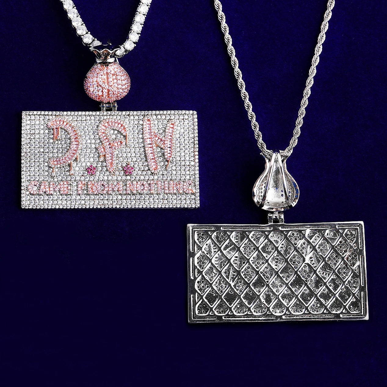 CFN | VVS Diamond CZ Came From Nothing Iced Blinged Out Hip Hop Pendant