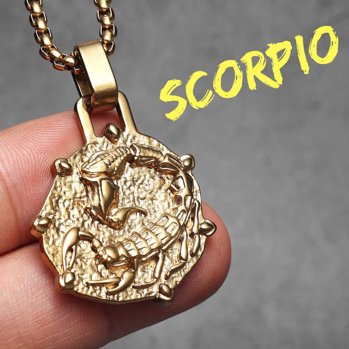 12 Constellations | 316L No Fade Stainless Steel Zodiac Sign Astrological Street Wear Pendants