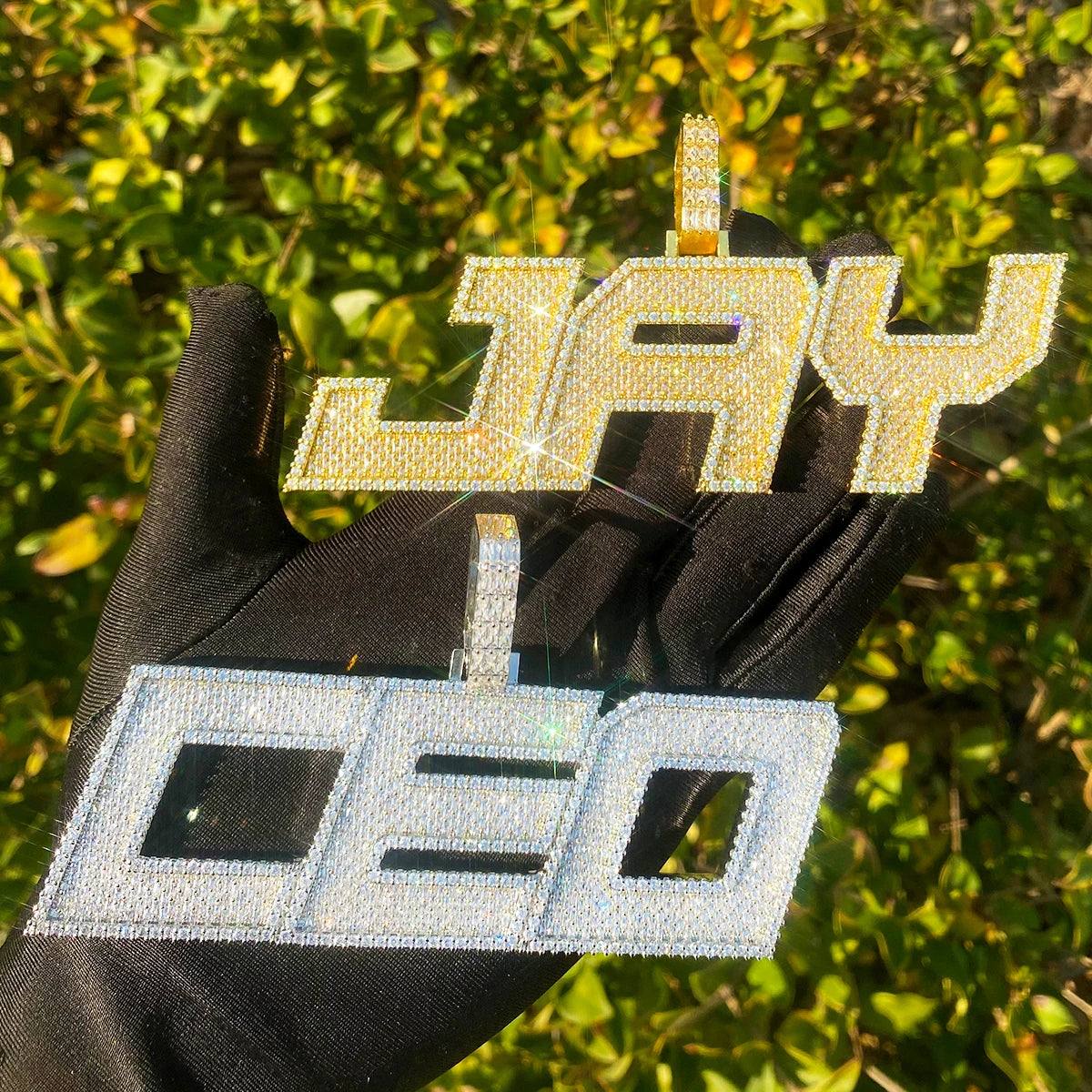 LaZer Cut | VVS Diamond CZ 5AA+ Luxury Custom Made Nameplate Hip Hop Pendant