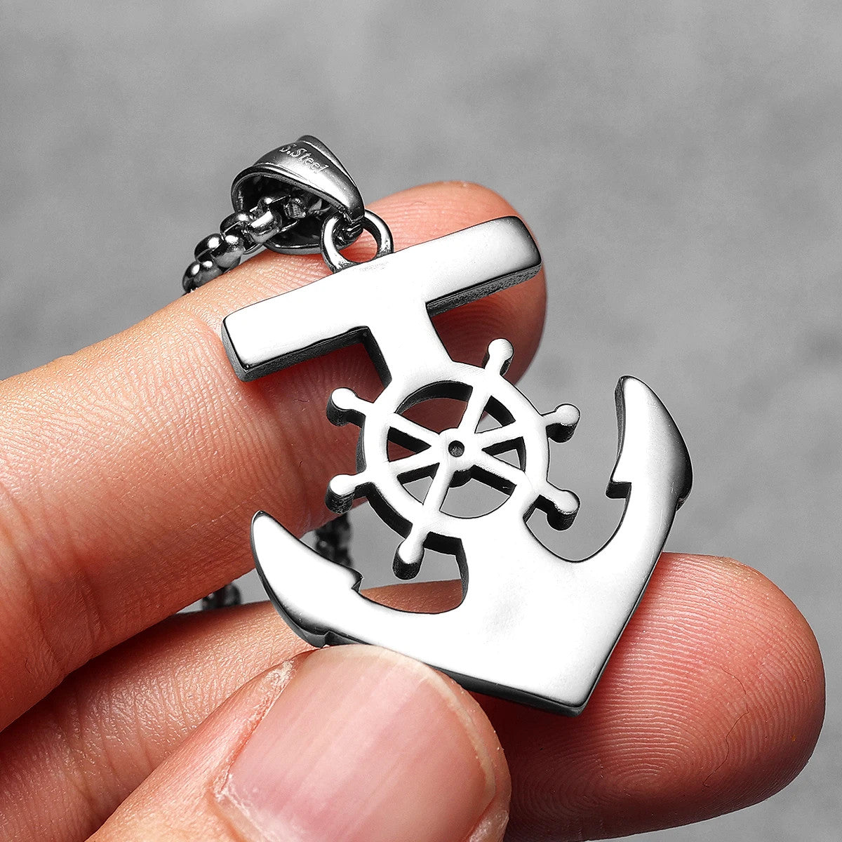 Strong Anchor | 316L No Fade Stainless Steel Strength Anchor Street Wear Pendant
