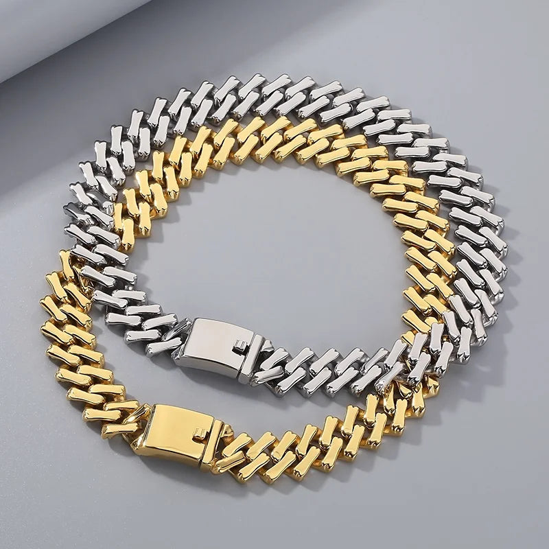 Imperial Steel | No Fade Stainless Steel Street Wear Cuban Link Choker Chain
